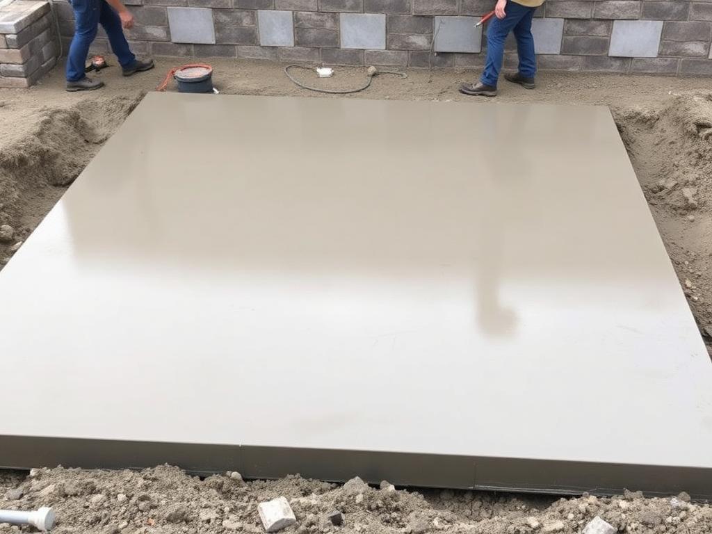 Wylewanie płyty fundamentowej